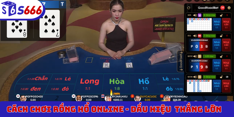 Cách chơi Rồng Hổ online