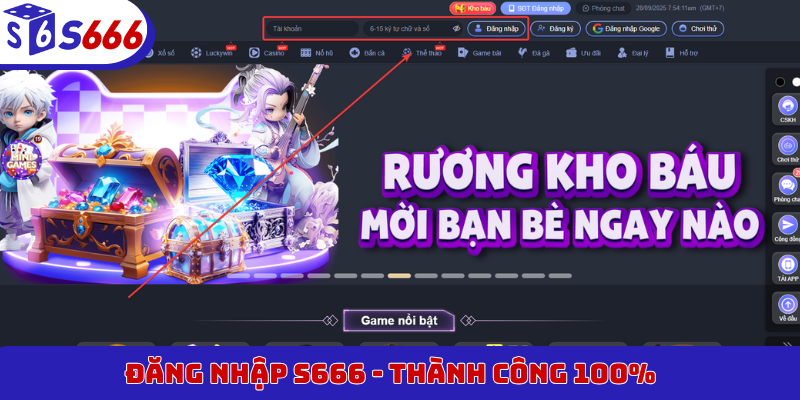 Đăng nhập S666